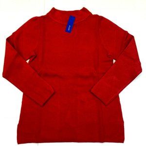 Women's Apt. 9 Funnel Neck Pullover Sweater - Cherry Red - M
